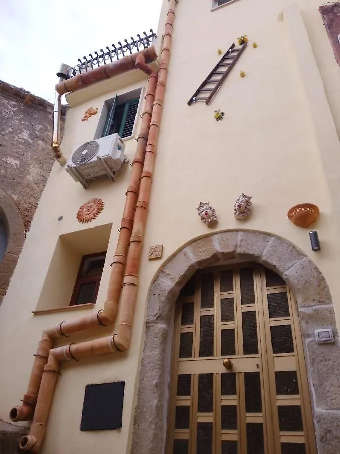 Casa Con Terrazze Vista Mare Villa Forza d'Agro